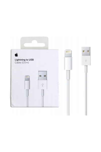 NO BRAND Cablu Apple 100% Original iPhone USB-A - Lightning 0,5m Me291Zm/A