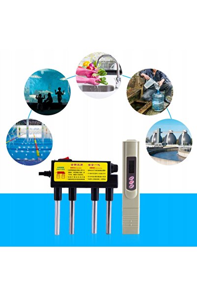 NO BRAND Tester 4 în 1 pH, TDS, EC, Temperatură; Contor pH