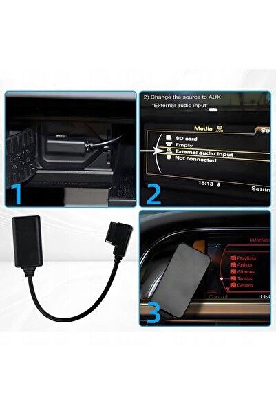 NO BRAND Pentru Audi A1 A4L A6L A7 A8L Q3 Q5 Q7 Modul Adaptor Bluetooth 5.0 A...