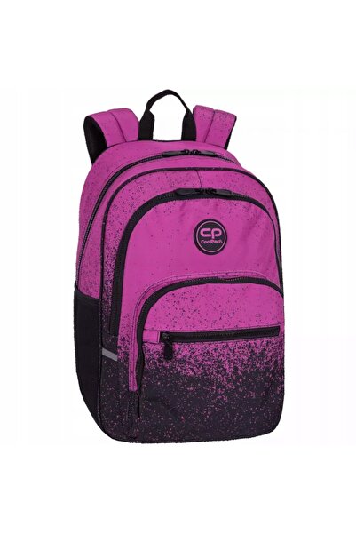 NO BRAND Rucsac școlar cu multiple compartimente Coolpack Negru, Roz