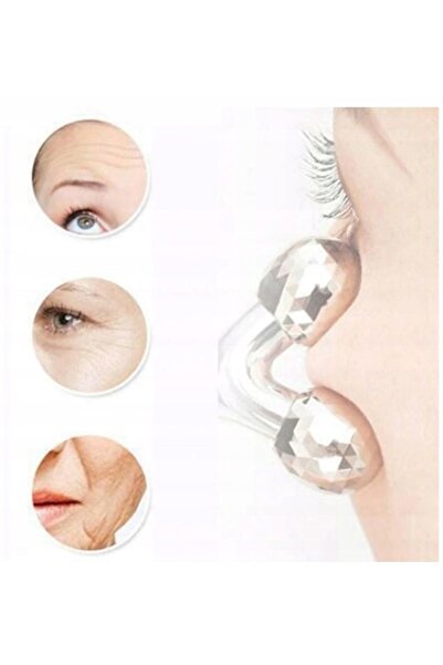 NO BRAND Aparat de masaj facial vibrant cu rolă 3D pentru lifting și îngrijir...
