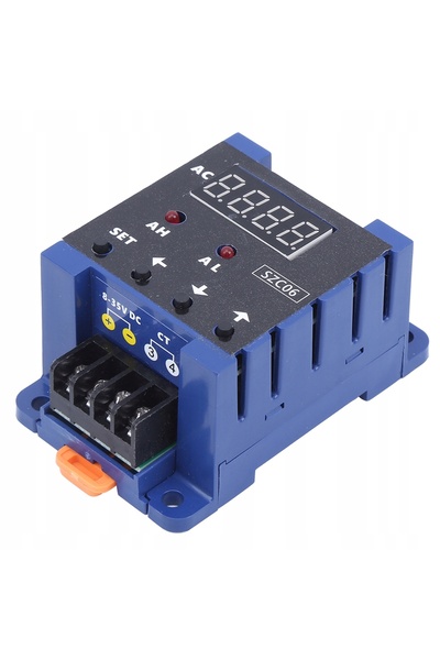 NO BRAND Ampermetru digital AC cu releu de timp 0.3-50A