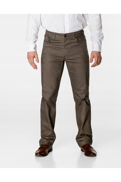 NO BRAND Pantaloni eleganți pentru bărbați, blugi din bumbac cu croială dreap...