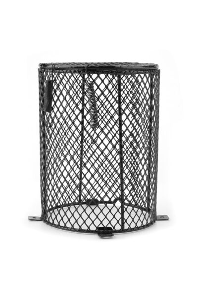NO BRAND Capac metalic tip plasă pentru lampă de terariu 11.5X15.5 cm