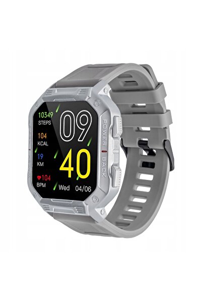 NO BRAND Ceas sport Smartwatch Sport Ultra Argintiu Antrenament Meniu Pro
