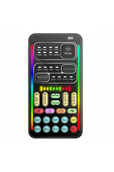 NO BRAND Modificator de voce digital wireless cu 8 funcții multiple