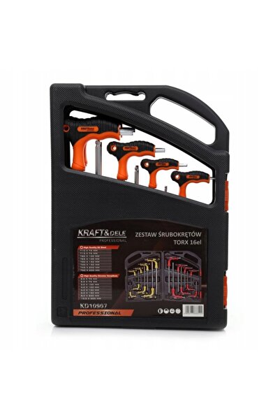 NO BRAND Set de 16 chei imbus Torx, tip șurubelniță, în cutie K10907