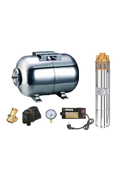 Raider Kit complet sistem hidrofor, pompă submersibilă WP41/50, rezervor din ...