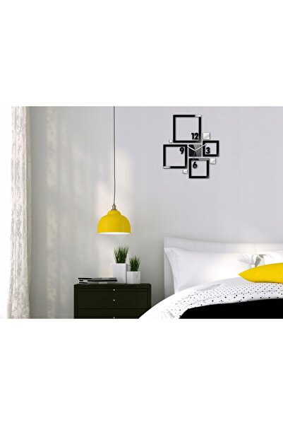 NO BRAND Ceas de perete Volan Negru 48cm