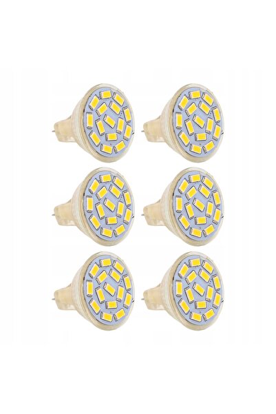 NO BRAND 6 bucăți Bec LED MR11 Soclu GU4 270Lm 12V 3W