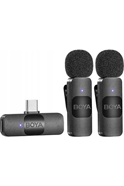 NO BRAND Microfon wireless Boya by-v20 2.0 2.4GHz pentru dispozitive Type-C -...