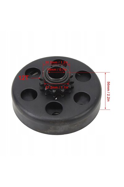 NO BRAND Ambreiaj Centrifugal Go Kart-uri ATV-uri Minibike-uri 19mm 12t