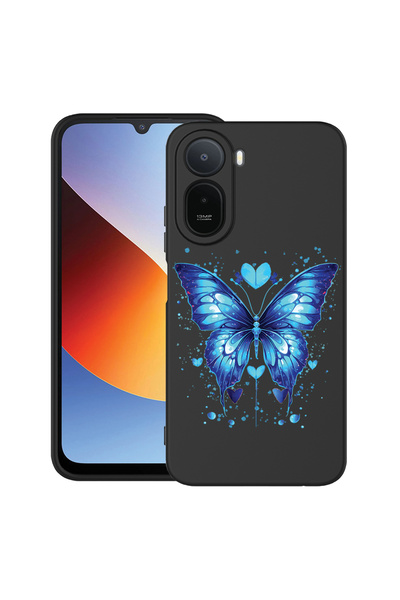 bestcase ®   Husă TPU Ultra Subțire pentru Xiaomi Redmi A7 Pro, Fluture Albas...