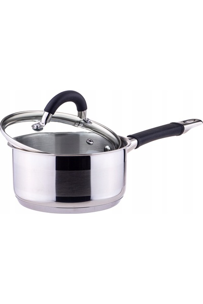 NO BRAND Kinghoff Kh-1256 2L Oală Rondel din Oțel Inoxidabil Argintiu