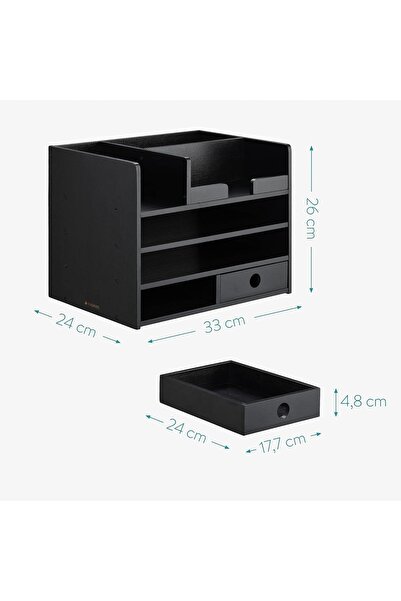 NO BRAND Organizator de birou cu sertare și compartimente pentru cărți și caiete