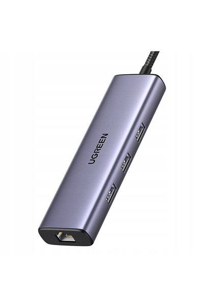 Ugreen HUB ADAPTOR USB-C DE LA USB A LA HDMI RJ45 PD CONVERTOR MULTIFUNCȚIONA...