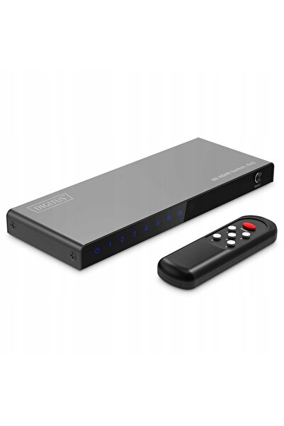 Digitusplus Comutator Digitus HDMI 5X1 8K/60Hz (4:4:4) cu HDR, 48 Gbps, HDCP 2