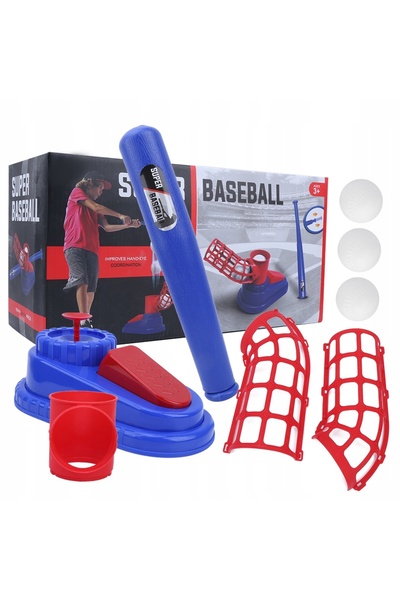 NO BRAND Set sportiv de baseball pentru copii, set de joc educativ cu lansato...