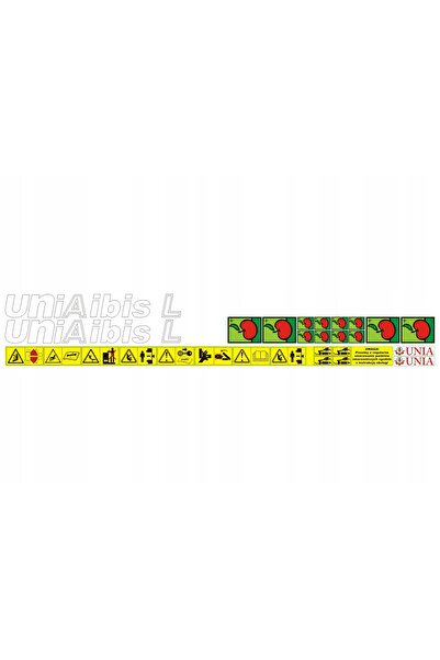 NO BRAND Set, Set de autocolante Plough Unia Ibis L