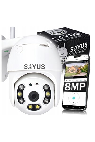 NO BRAND Cameră IP WiFi de exterior, rotativă, cu zoom 6x, 8MP, 4K Ultra HD, ...