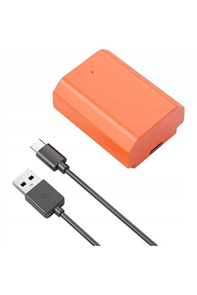 NO BRAND Baterie cameră Smallrig LP-E6NH încărcător USB-C 4968orange