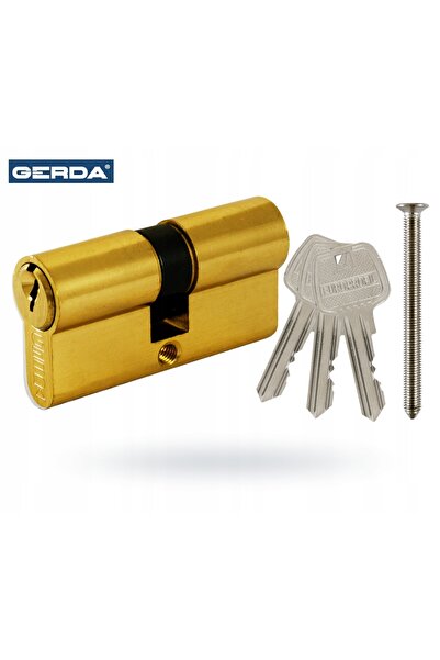 NO BRAND Butuc de ușă GERDA WKE1 40/45mm alamă 3 chei