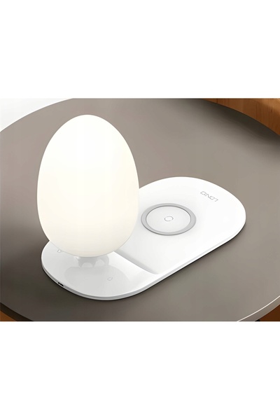 NO BRAND Ldnio y3 lampă de veghe LED RGB stație de încărcare wireless prin in...