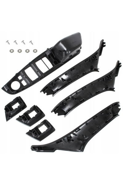 NO BRAND Mâner ușă interior față stânga dreapta negru set BMW F10 F11