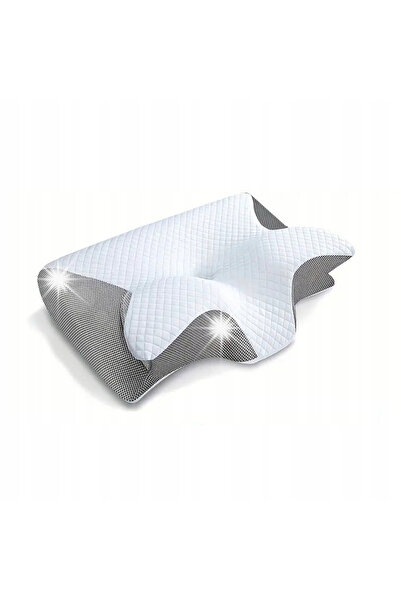 NO BRAND Pernă ergonomică din spumă cu memorie, în formă de fluture, moale și...