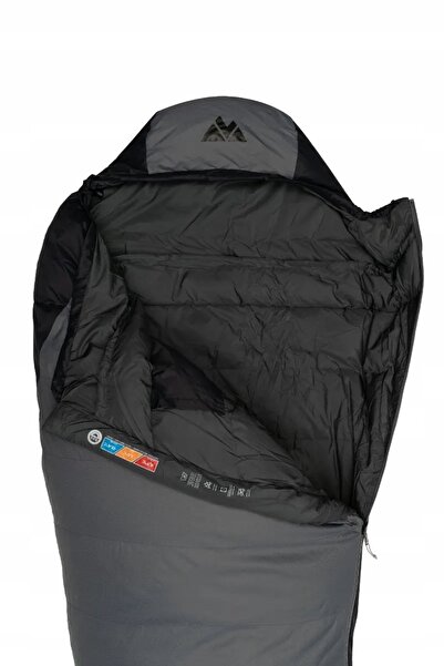 NO BRAND Sac de dormit din puf Volven Polaris Evo - Gri Dreapta