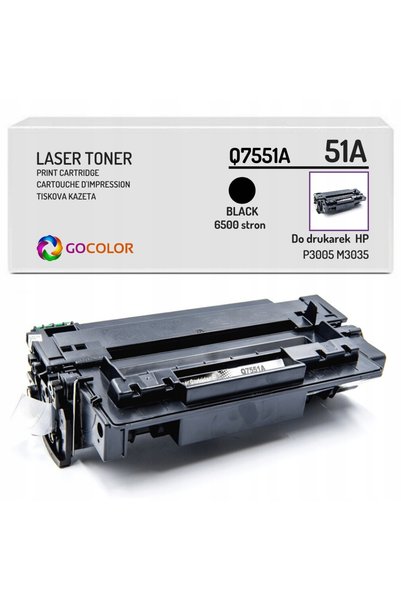 NO BRAND Cartuș de toner nou 51A Q7551A pentru Hp Laserjet P3005 P3005N P3005...