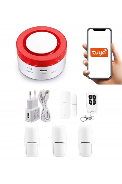 OnShoping Alarmă sirenă wireless Wifi Tuya Smart în Polonia + 3Xpir