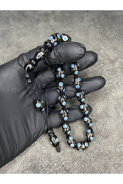 Mos Tespih Engraved Mascot Natural System High-End Kuka Prayer Beads
