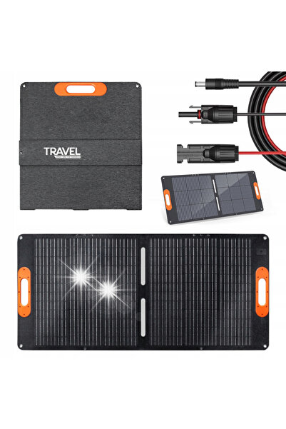 VOLT POLSKA Panou solar portabil pliabil 100W pentru călătorii, pentru Powerbox
