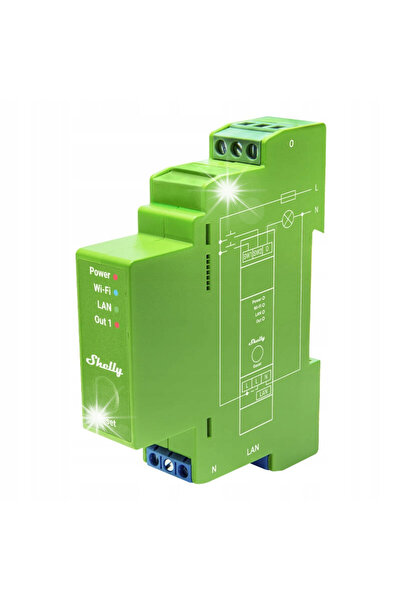 Shelly Becker Shelly Modern Dimmer Wi-Fi Telecomandat cu 1 Canal, Montabil pe...