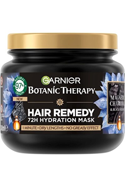 Garnier Botanic Therapy Hair Mask, Botanic Therapy, 340 ml Magnetic Charcoal ...