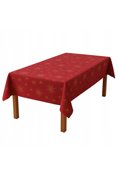 NO BRAND Față de masă decorativă de Crăciun, roșu bordeaux, rezistentă la pet...