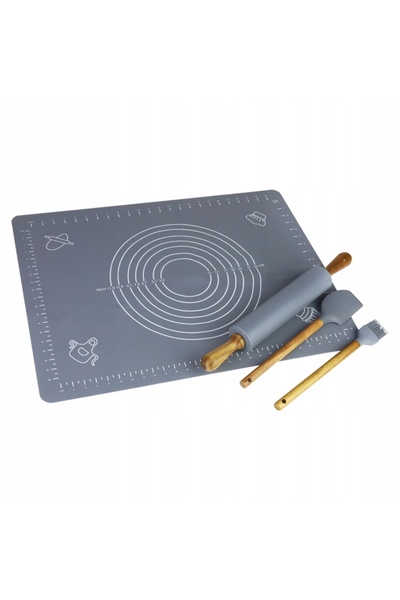 NO BRAND Covoraș de silicon pentru masă 60x45cm bucătărie + accesorii