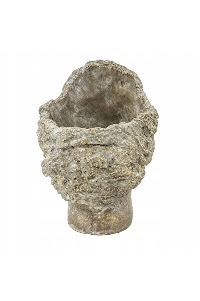 NO BRAND Capac ghiveci de beton, design Cap de Beton, Auriu H23 Decodomi