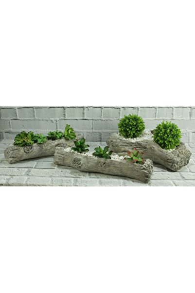 NO BRAND Capac de oală artpol, cu aspect de ciment și beton, pentru living, 2...