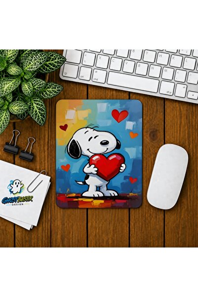 Ghostbastır Design Snoopy Baskılı Oyuncu Mousepad 0278