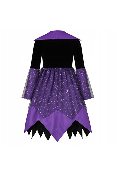 NO BRAND ROCHIE COSTUM VRACI VRAJITOR Zână SET HAT DE HALLOWEEN 140 146