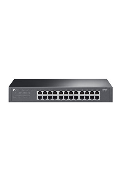 TP-LINK LS1024G, Green Tech, 24 Port GigaBit, Yönetilemez, Metal Kasa, Masaüstü Switch