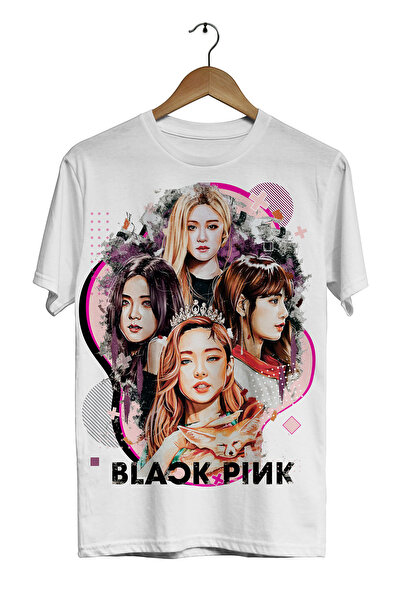 yombaa Blackpink Group -dream- Μπλουζάκι με ψηφιακή εκτύπωση Λευκό Unisex