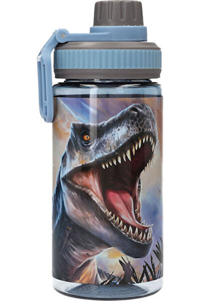 OEM World Παιδικό Παγούρι Νερού Δεινόσαυρος Γκρι 500ml Κωδικός: 0413989