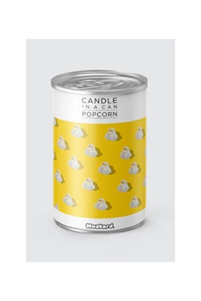 MUSTARD Αρωματικό Κερί σε Μεταλλικό Κουτί με Άρωμα Popcorn