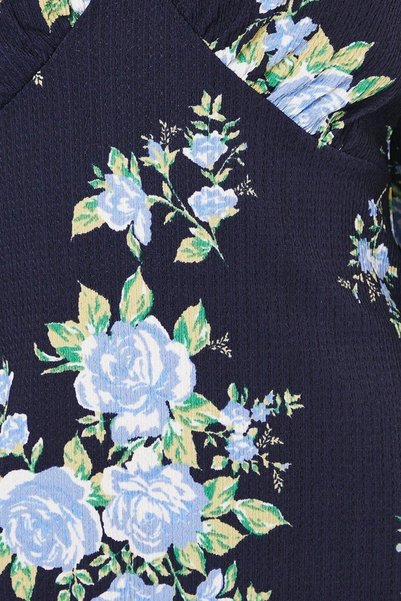 NO BRAND Rochie mini bleumarin cu imprimeu floral Dorothy Perkins 40