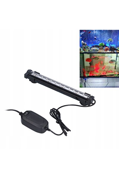 NO BRAND Bară luminoasă LED RGB pentru acvariu, 30cm, albă, dublă