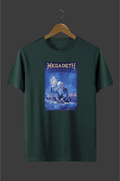 H&GHAMLEGİYİM Μπλουζάκι Unisex Megadeth Printed