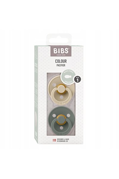 NO BRAND Smoczek Bibs Symetryczny Colorat 2 bucăți Cauciuc 0m+ Vanilie și Pin